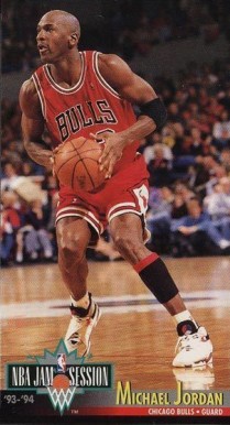1993 Fleer Jam Session Michael Jordan #33 Basketball Card