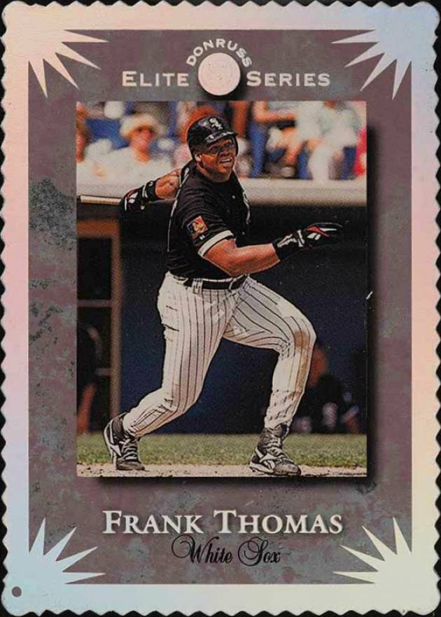 1995 Donruss Elite Frank Thomas #55 Baseball Card