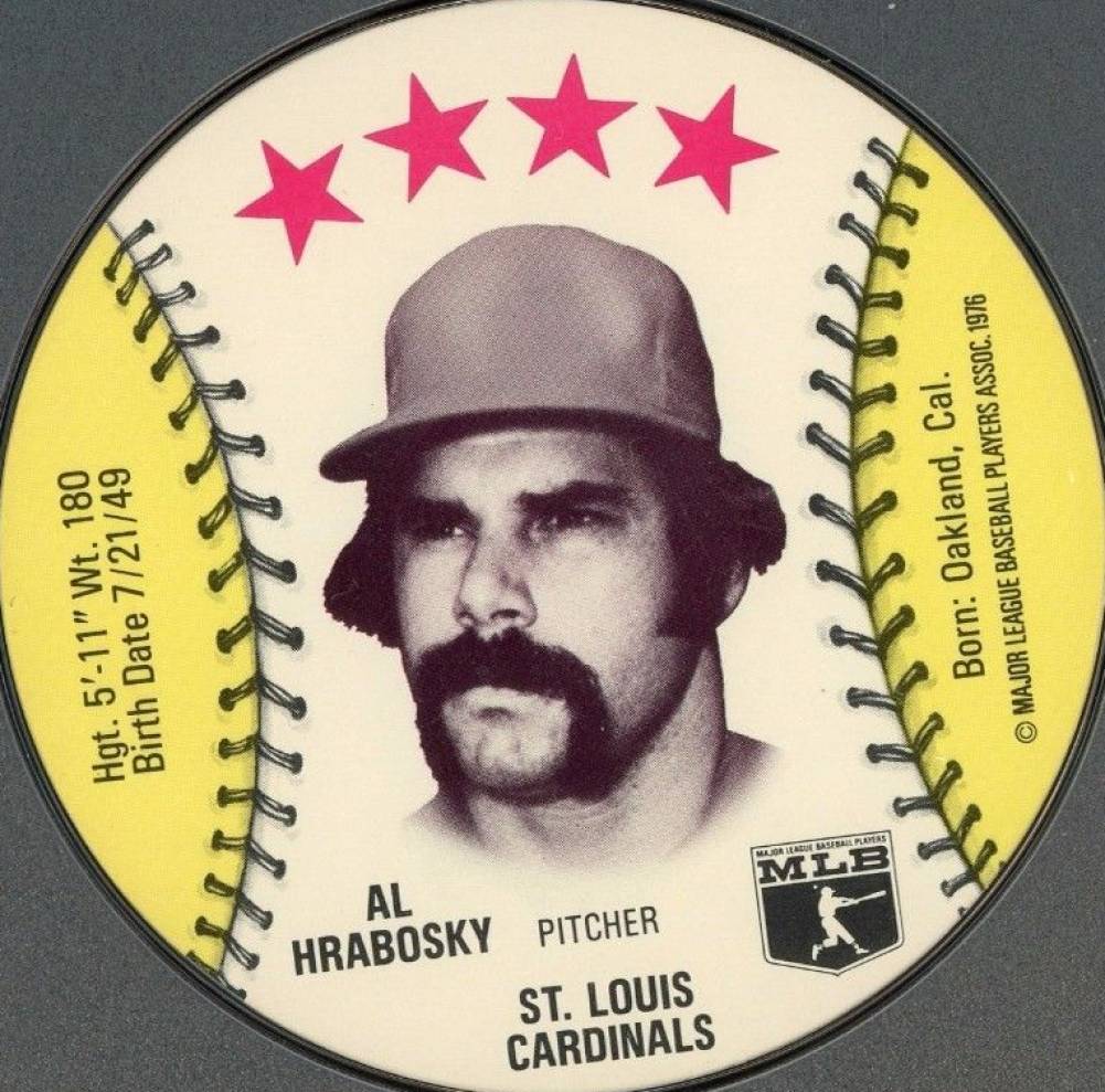 1976 Red Barn Discs  Al Hrabosky # Baseball Card