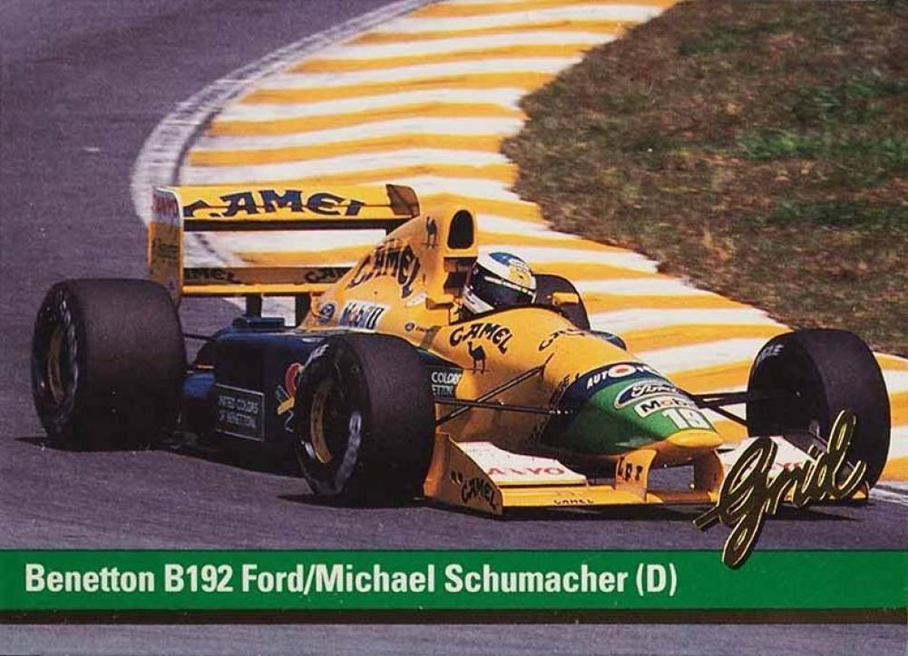 1992 Grid Formula One Michael Schumacher #18 Other Sports Card