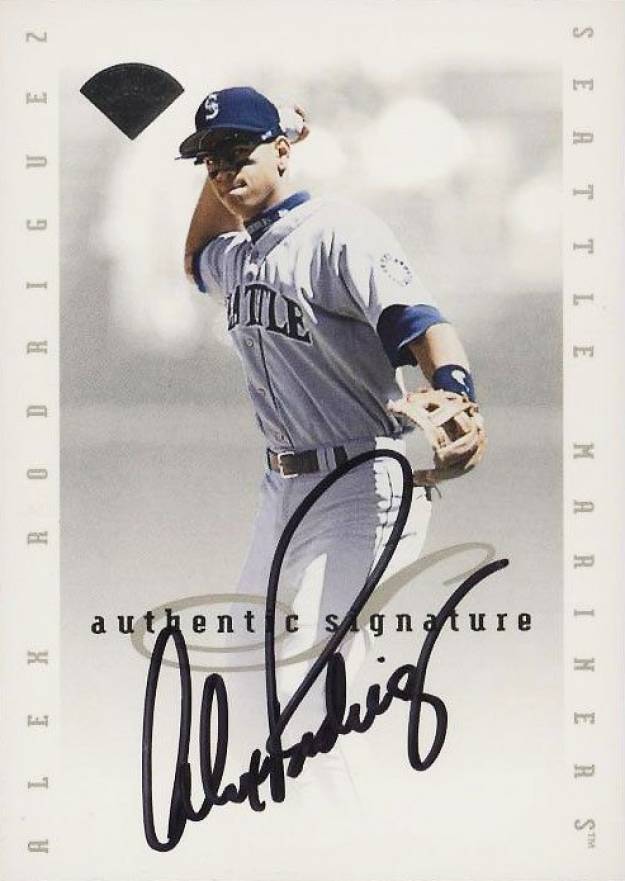 1996 Leaf Signature Extended Autographs Alex Rodriguez # Baseball Card