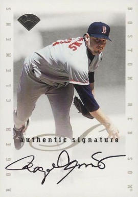1996 Leaf Signature Extended Autographs Roger Clemens # Baseball Card