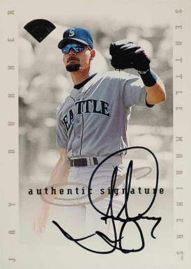1996 Leaf Signature Extended Autographs Jay Buhner # Baseball Card