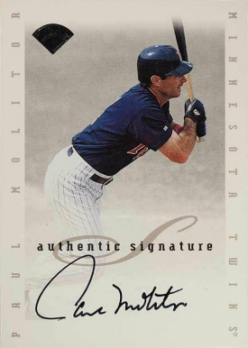 1996 Leaf Signature Extended Autographs Paul Molitor # Baseball Card