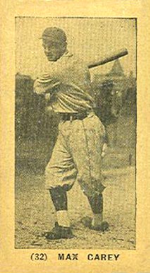 1927 York Caramels Type 1 Max Carey #32 Baseball Card