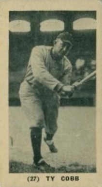 1927 York Caramels Type 1 Ty Cobb #27 Baseball Card