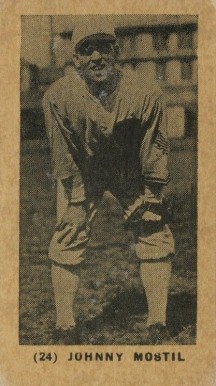 1927 York Caramels Type 1 Johnny Mostil #24 Baseball Card