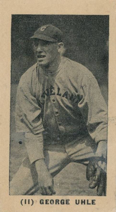 1927 York Caramels Type 1 George Uhle #11 Baseball Card