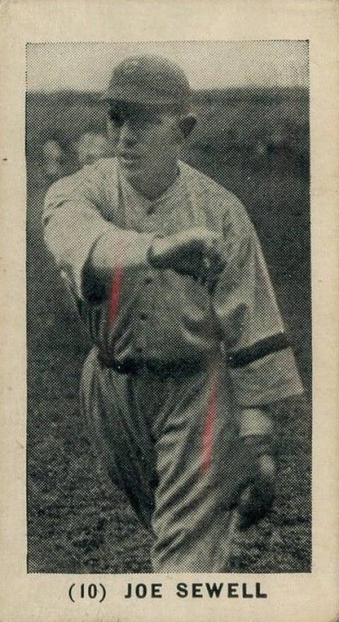 1927 York Caramels Type 1 Joe Sewell #10 Baseball Card