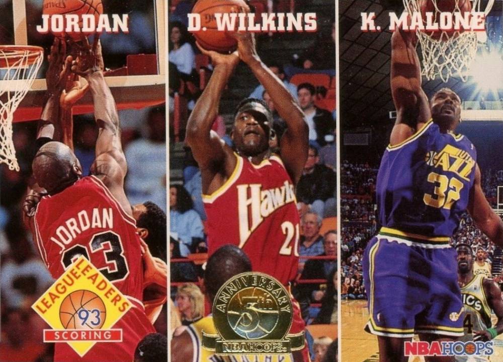 1993 Hoops Scoring Leaders #283 Basketball Card