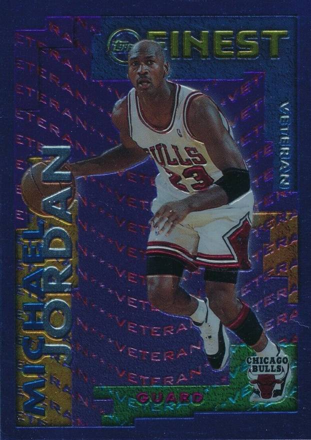 1995 Finest Rookie Veteran  J.Caffey/M.Jordan #RV-20 Basketball Card