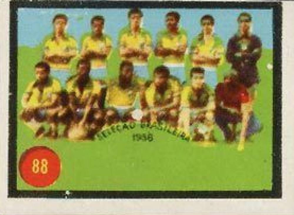1958 Ave LTDA. Colecao Titularis Brazil Team #88 Soccer Card
