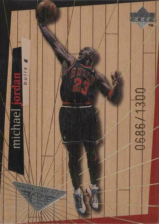 1998 Upper Deck Hardcourt High Court Michael Jordan #H30 Basketball Card