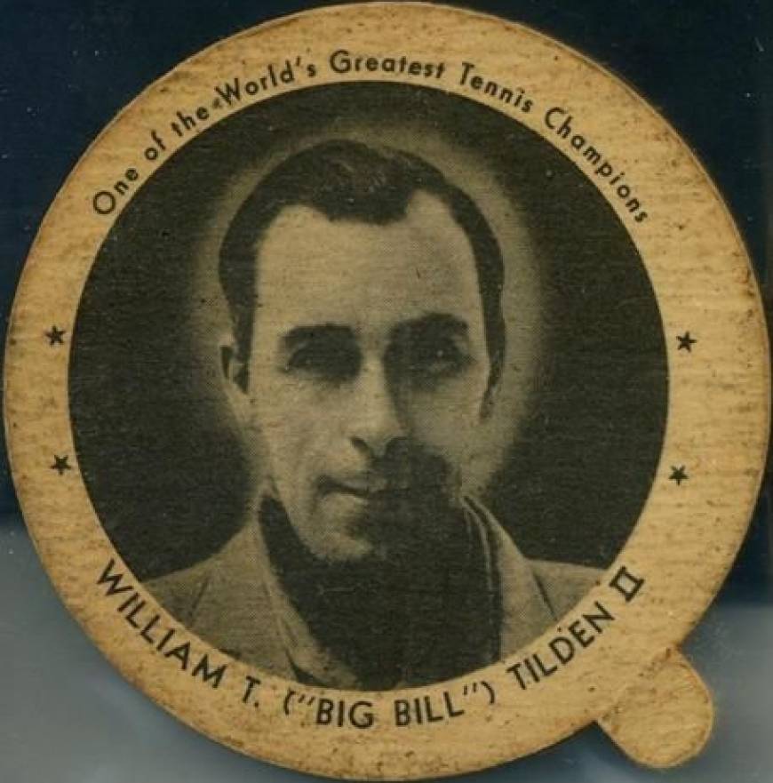 1937 Dixie Lids Bill Tilden # Other Sports Card