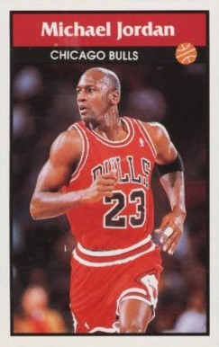 1992 Panini Sticker Michael Jordan #128 Basketball Card