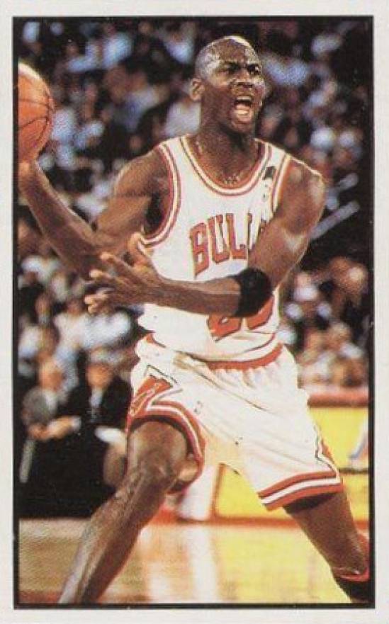 1992 Panini Sticker Michael Jordan #12 Basketball Card