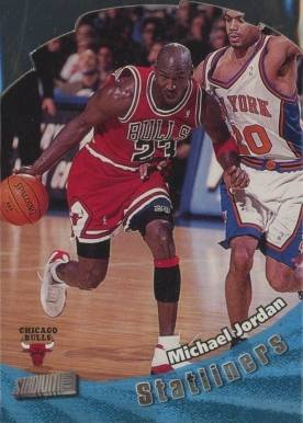 1998 Stadium Club Statliners Michael Jordan #S2 Basketball Card