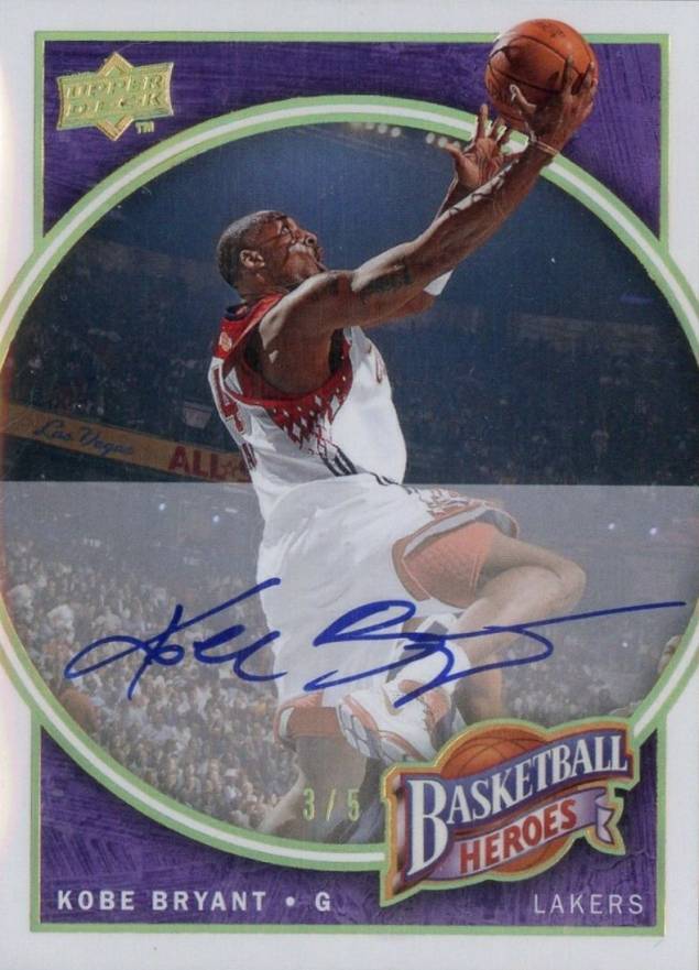 2008 Upper Deck NBA Heroes Kobe Bryant Kobe Bryant #KB-6 Basketball Card