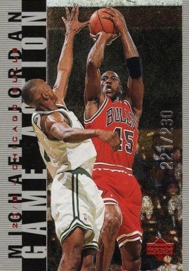 1998 Upper Deck MJ Living Legend Game Action Michael Jordan #G8 Basketball Card