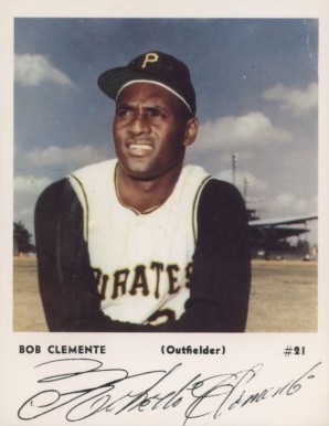 1967 Pirates Team Issue Roberto Clemente # Baseball Card