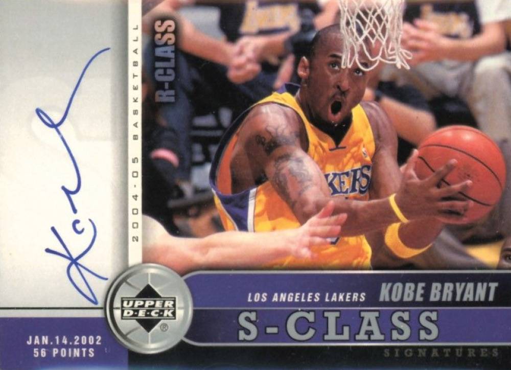 2004 Upper Deck R-Class Signatures Kobe Bryant #SCSKB Basketball Card