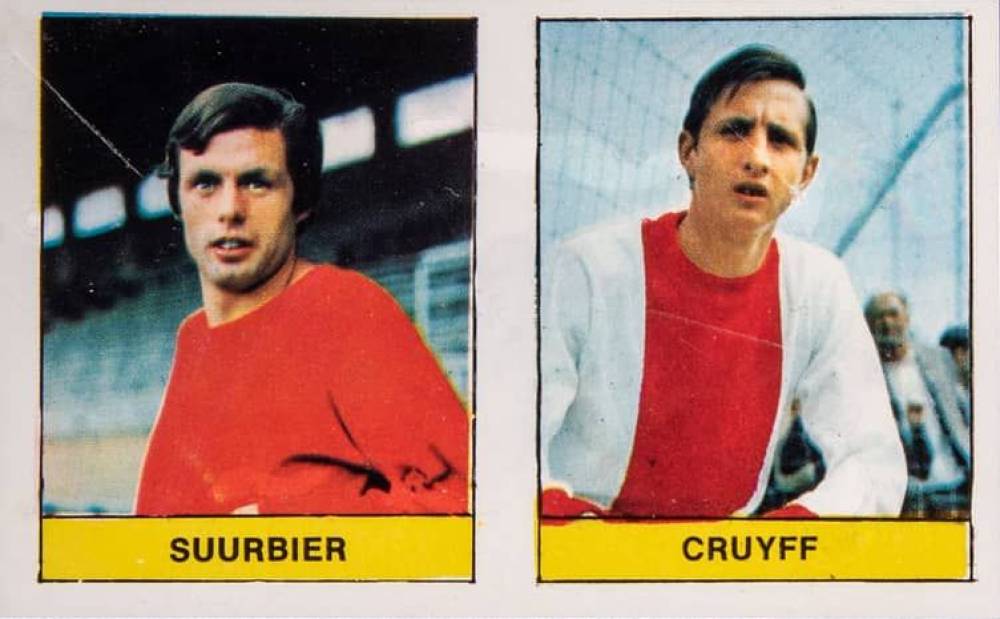 1967 Sicker Verlag Bundesliga Asse Cruyff/Suurbier #21 Soccer Card