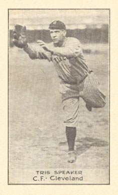1921 National Caramel Tris Speaker # Baseball Card