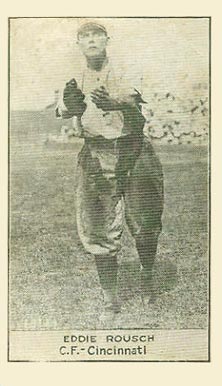 1921 National Caramel Eddie Rousch # Baseball Card