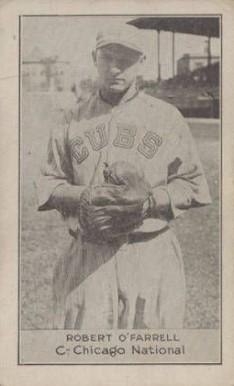 1921 National Caramel Robert O'Farrell # Baseball Card