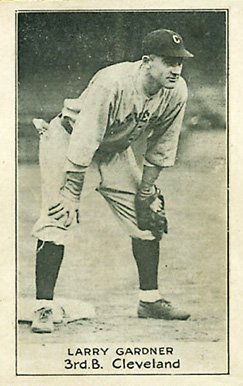 1921 National Caramel Larry Gardner # Baseball Card