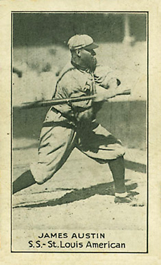 1921 National Caramel James Austin # Baseball Card