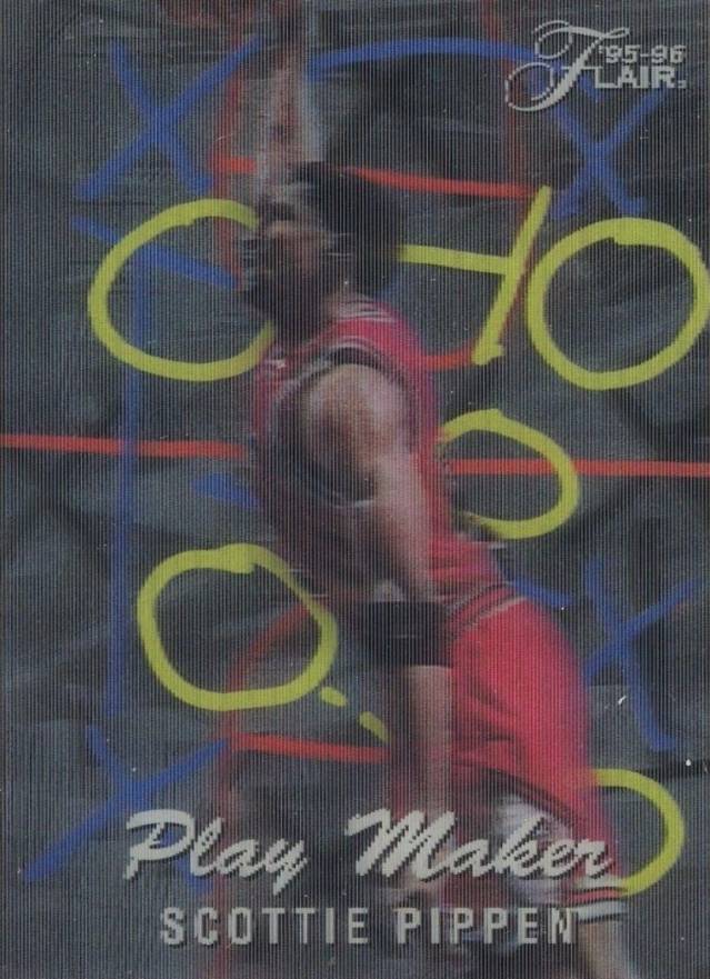 1995 Flair Play Makers Scottie Pippen #6 Basketball Card