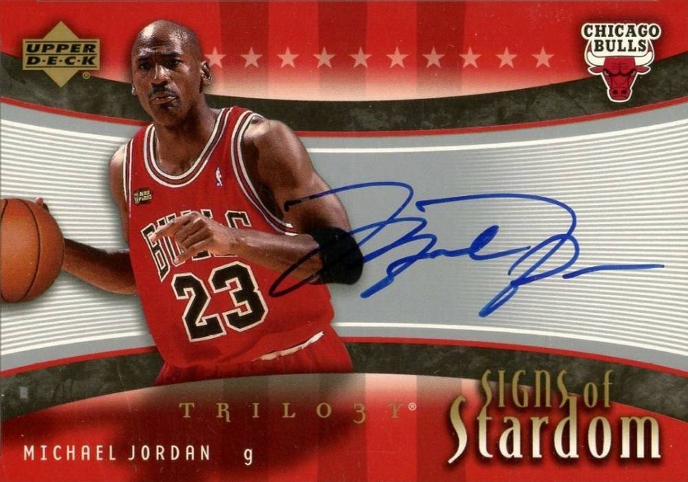 2005 Upper Deck Trilogy Signs of Stardom Michael Jordan #SS-MJ Basketball Card