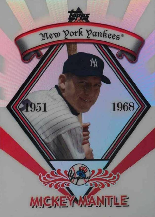 2009 Topps Legends Chrome Wal Mart Cereal Mickey Mantle #PR-7 Baseball Card
