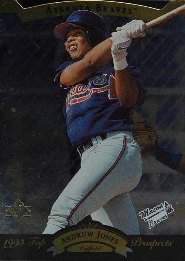 1995 SP Top Prospects Andruw Jones #15 Baseball Card