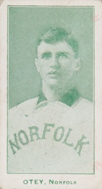 1910 Caramels Virginia League Otey, Norfolk #6 Baseball Card