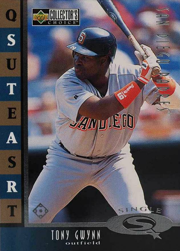 1998 Collector's Choice StarQuest Series 2 Tony Gwynn #SQ19 Baseball Card
