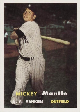1996 Topps Mantle Redemption 1957 Topps # Baseball Card