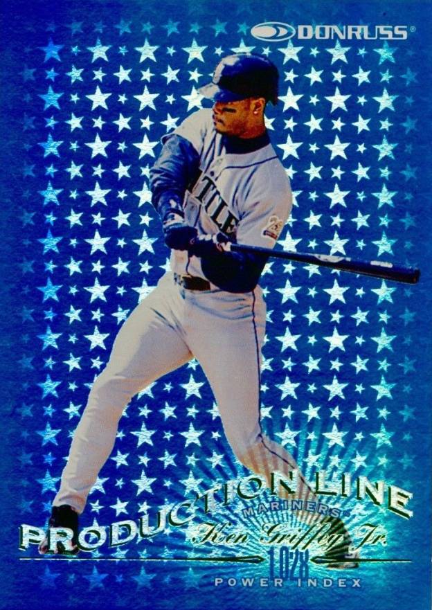 1998 Donruss Production Line Ken Griffey Jr. #5 Baseball Card