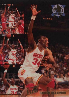 1993 Ultra All-NBA Team Hakeem Olajuwon #4 Basketball Card