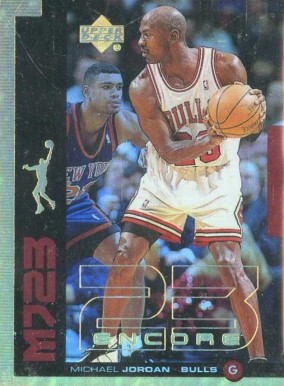 1998 Upper Deck Encore MJ23 F/X Michael Jordan #17 Basketball Card