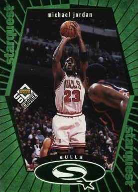 1998 Upper Deck Choice Starquest Michael Jordan #SQ30 Basketball Card