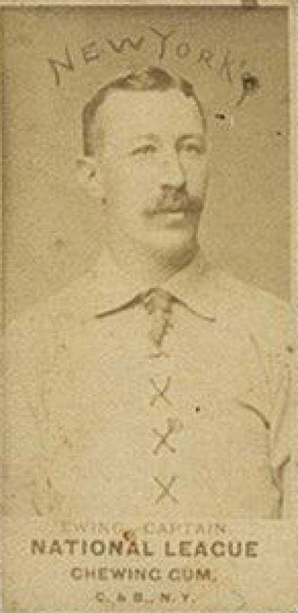 1888 G & B Chewing Gum Buck Ewing # Baseball Card