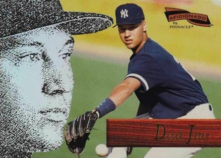 1996 Aficionado Derek Jeter #163 Baseball Card