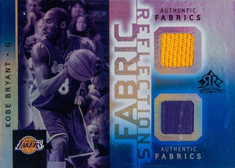 2005 Upper Deck Reflections Dual Fabric Reflections Kobe Bryant #FR2KB Basketball Card