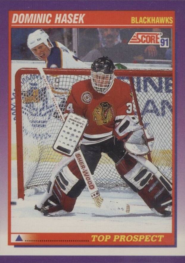 1991 Score American Dominik Hasek #316 Hockey Card