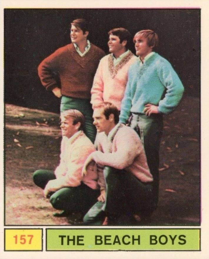 1969 Panini Cantanti The Beach Boys #157 Non-Sports Card