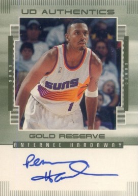 1999 Upper Deck Gold Reserve UD Authentics Autograph Anfernee Hardaway #AH Basketball Card