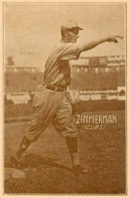 1914 Texas Tommy Type 1 Heinie Zimmermann # Baseball Card