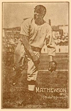 1914 Texas Tommy Type 1 Christy Mathewson # Baseball Card